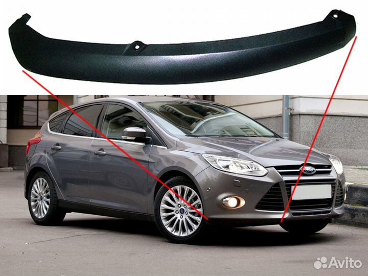 Накладка Переднего Бампера Правая Ford Focus 3