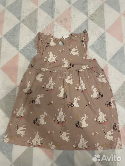 Платья летние hm 12 мес 80