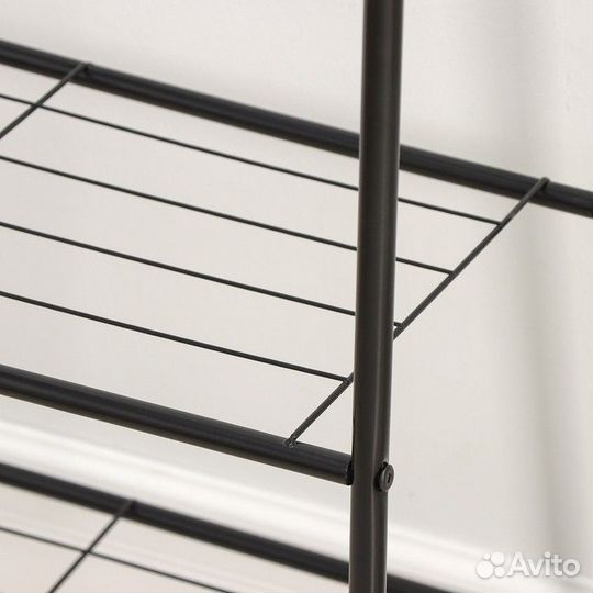 Стойка для одежды с двумя полками Доляна «Лофт», 5