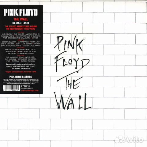 Pink Floyd - The Wall (винил) купить в Москве | Хобби и отдых | Авито
