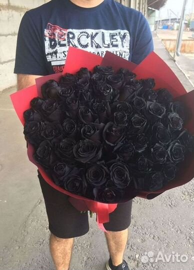 Чёрные розы Букеты доставка