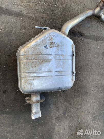 Задняя часть глушителя Jetour X90 Plus