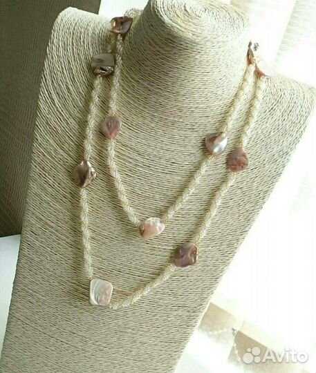 Бусы и браслет 