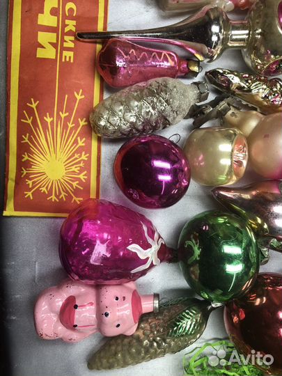Елочные игрушки СССР одним лотом