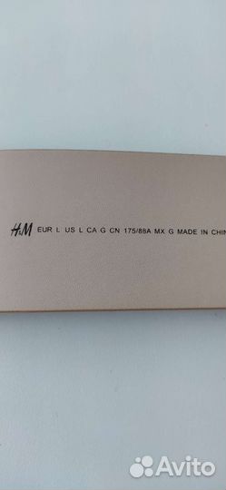 Ремень H&M женский с блестящим покрытием