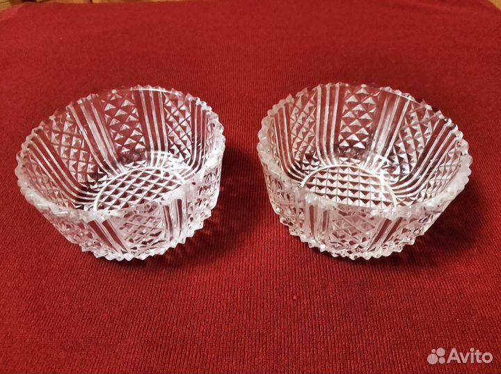 Салатницы/конфетницы хрусталь/стекло