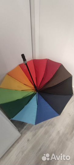 Зонт трость Радуга взрослый для фотосессии декора