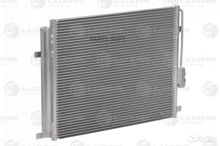 Luzar lrac0821 Радиатор кондиционера hyundai Santa