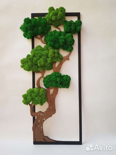 Панно из стабилизированного мха 