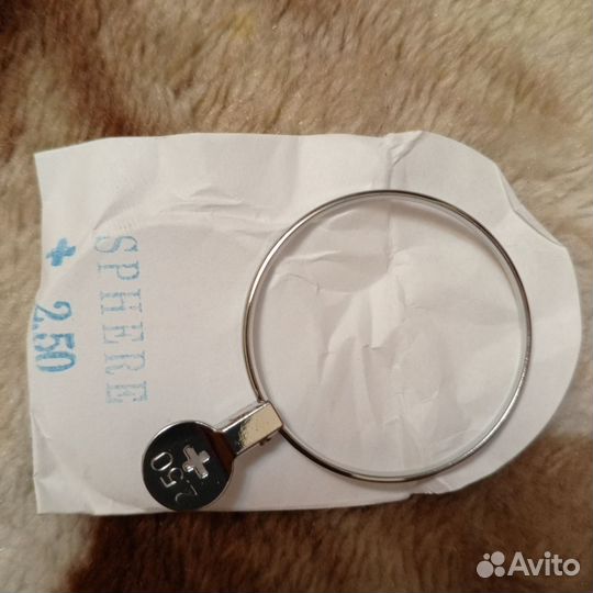 Линза +2.50 sphere опт офтальмологический объектив