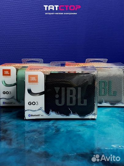 Портативная акустика JBL GO 3