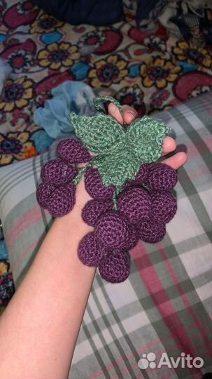 Вязаные овощи и фрукты