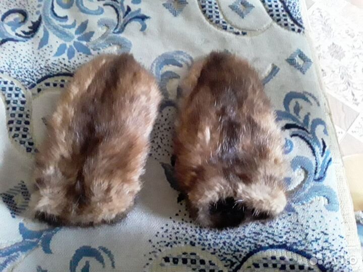 Норковые варежки