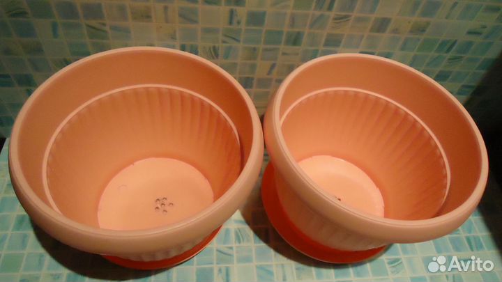 Горшок цветочный 18 см пластмассовый с поддоном