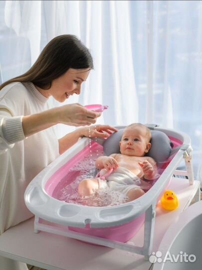 Складная ванночка Miyoumi для новорожденных