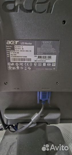 Старый пк ArgumeNT: блок и экран