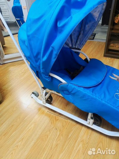 Санки детские с откидным верхом Nika