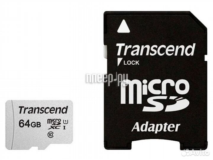 64Gb - Transcend 300S microsdhc Class 10 UHS-I
