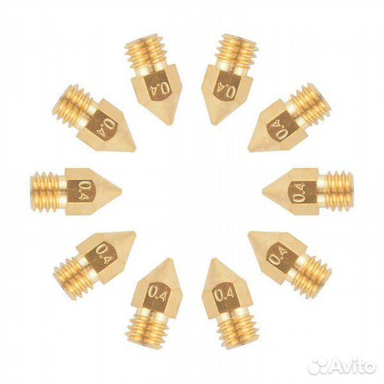 Сопло для 3D принтера Anycubic I3 Mega S латунь 0