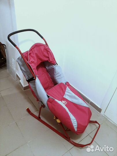 Детские санки коляска