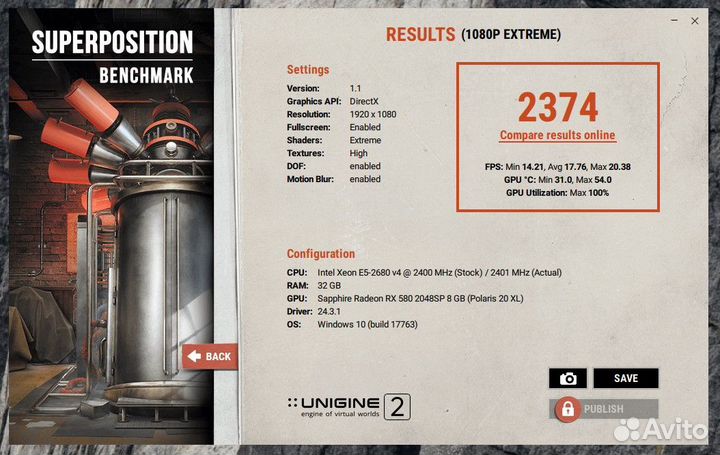 Sapphire Pulse Radeon RX 580 8GB