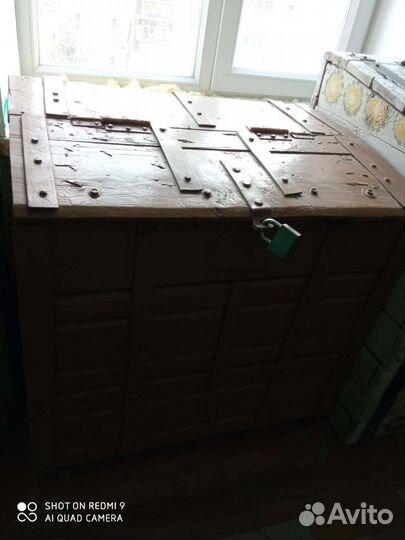 Ящик деревянный-ларь