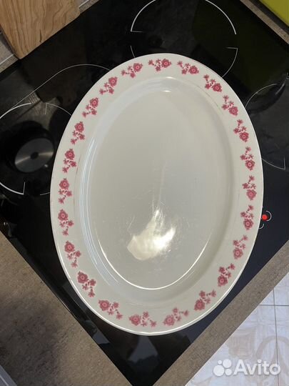 Блюдо большое овальное