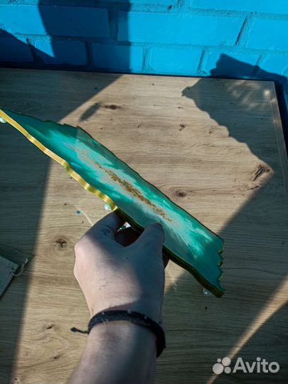 Поднос эпоксидная смола