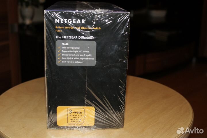 Netgear FS608/ Коммутатор для подключения до 8 ком