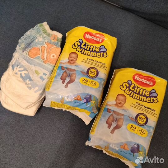 Подгузники и трусики для плавания