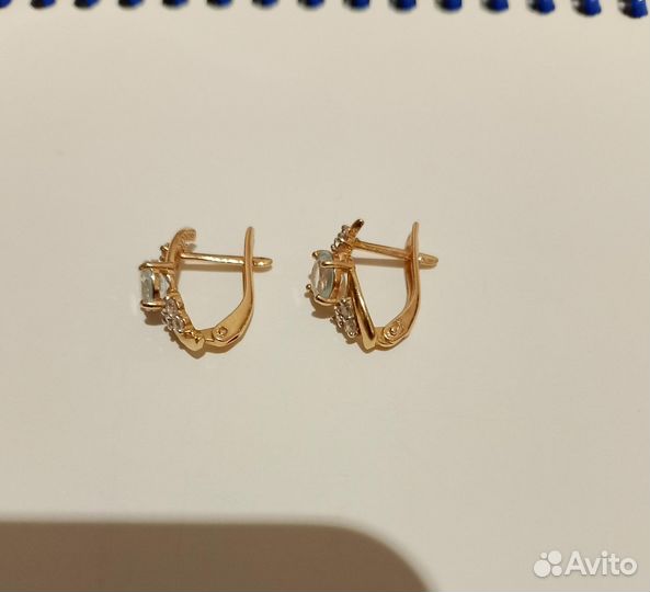 Золотые серьги