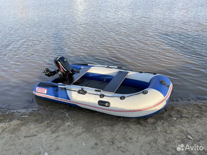 Лодка пвх и мотор Mercury 4