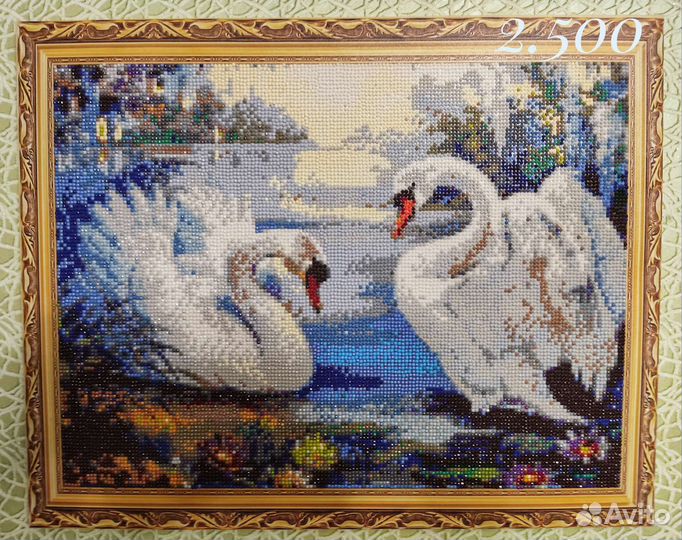 Алмазная вышивка готовая работа