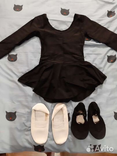 Танцевальный купальник и чешки