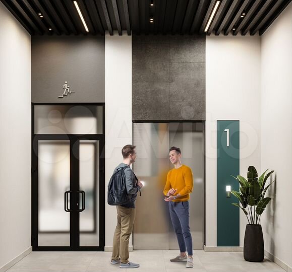 2-к. квартира, 50,6 м², 12/22 эт.