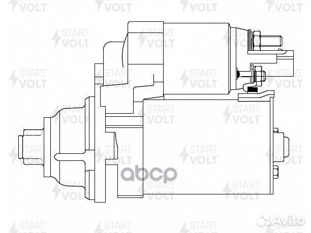 Стартер для а/м VAG Polo Sedan (10) /Octavia A5