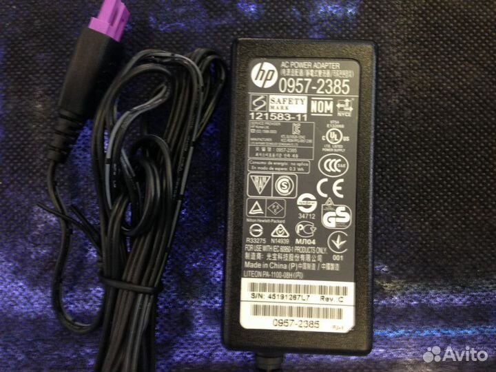 Блок питания для принтера HP 0957-2385 22V 455mA