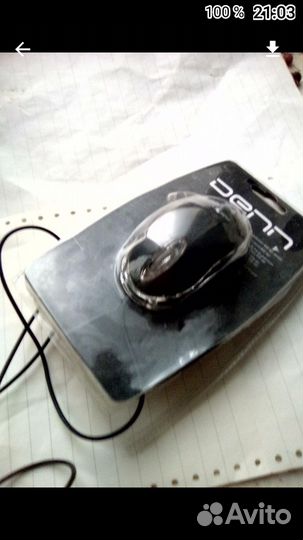 Мышка с подсветкой новая, микрофон