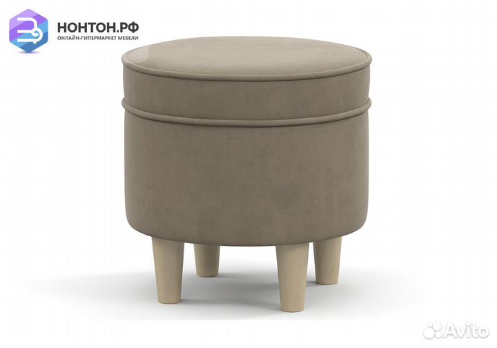 Пуф Лора бежевый