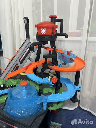 Hot wheels автомойка, хотвилс трек