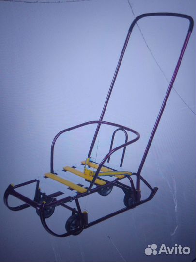 Санки с колесами