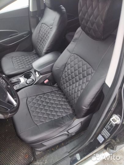 Автомобильные чехлы Hyundai Santa Fe 3