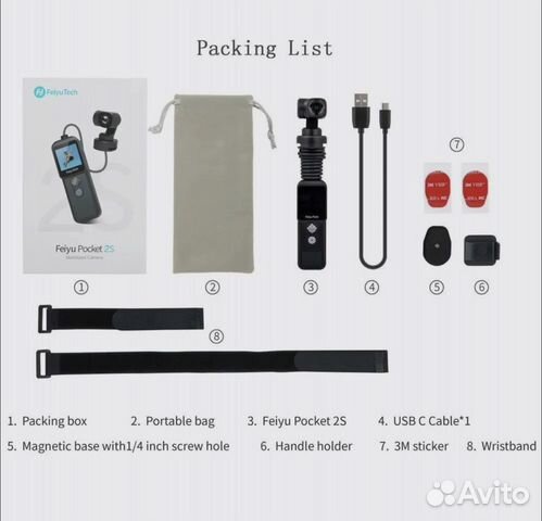 Стабилизированная камера Feiyu Pocket 2S объявление продам