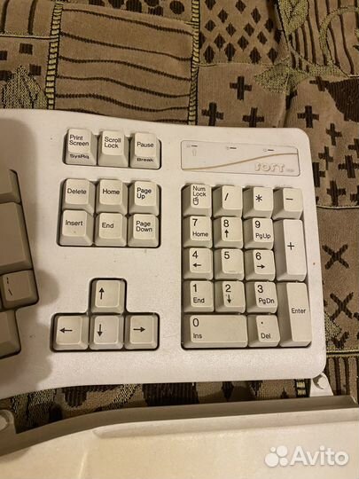 Клавиатура Microsoft soft F-21K с кабелем PS/2