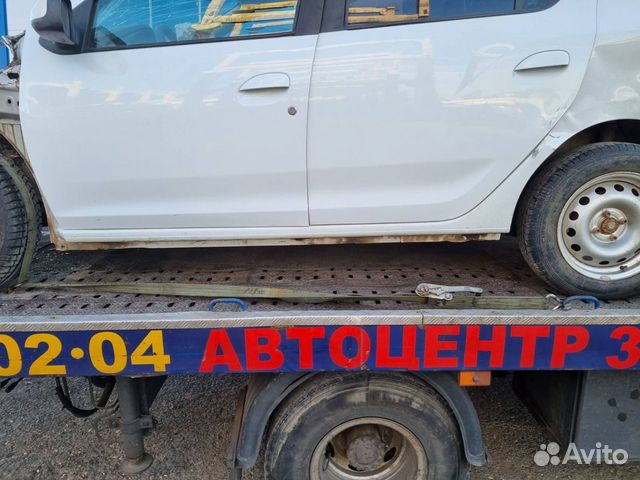 Порог левый с рожком заднего крыла Рено Сандеро 2