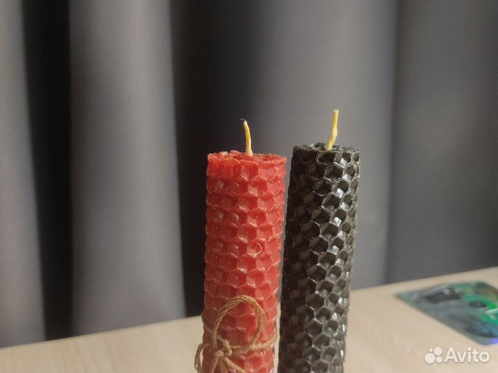 Свечи ручной работы из вощины