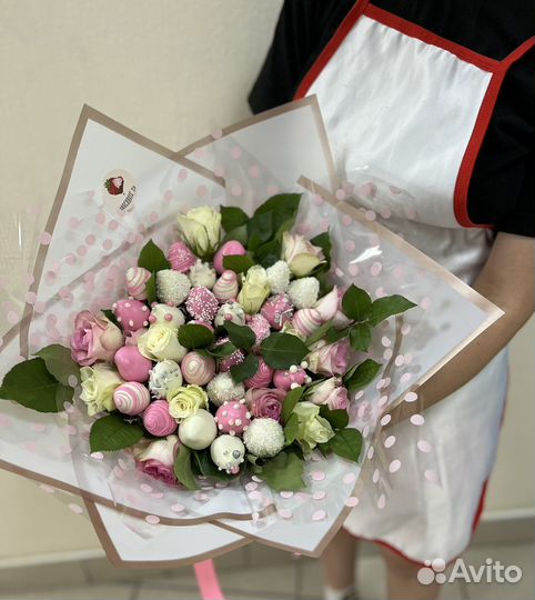 Букет клубника в шоколаде