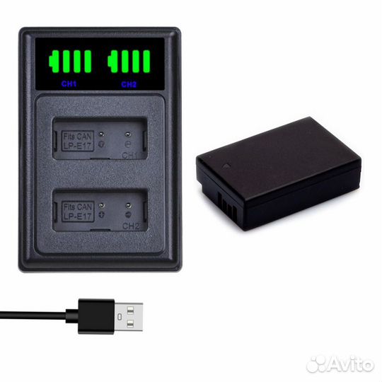 Аккумулятор + зарядное устройство для Canon LP-E17
