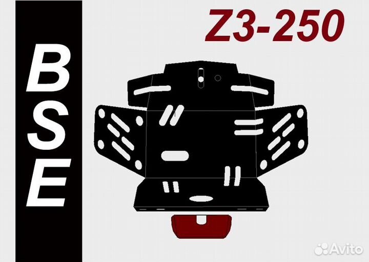 Защита Картера двс на BSE Z3-250