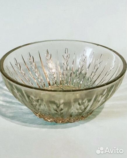 Сталин 30 годы Агитационное Стекло Звезда Колосья